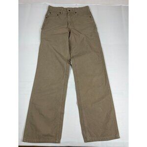 Carhartt Mens 32x36 Loose Fit Canvas Carpenter Pants Tan B159-GKH